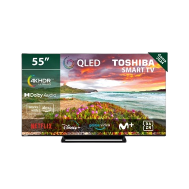 TOSHIBA TV 55QV3363DG, LED, VIDAA, 55"